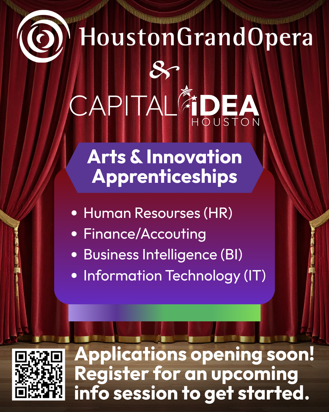 Capital IDEA Houston and Houston Grand Opera Launch Arts & Innovation